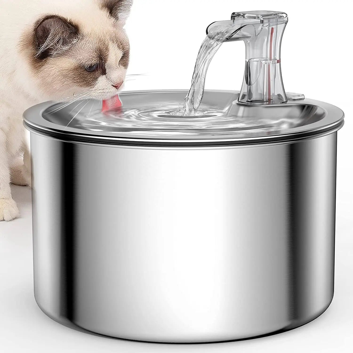 2L Stainless Steel Automatic Pet Water Fountain — view 7 of home & kitchen