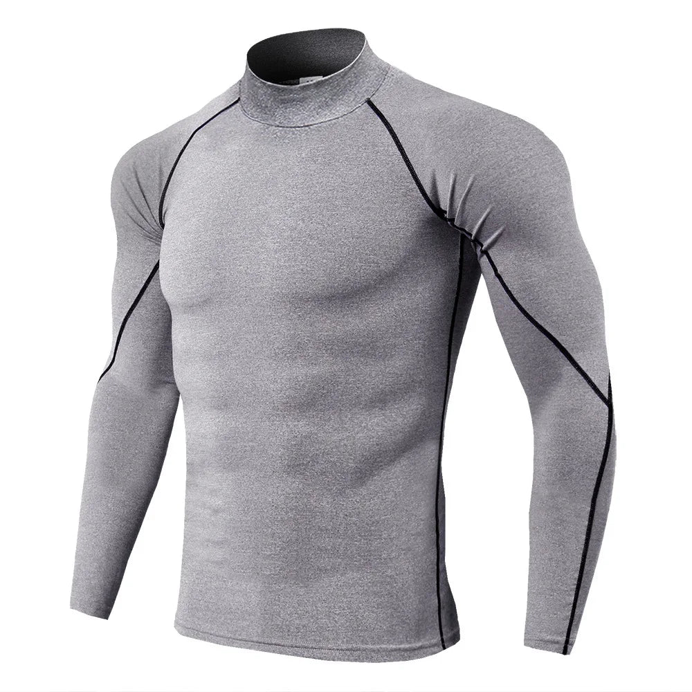 Men&rsquo;s Compression Long-Sleeve Top &mdash; Quick-Dry Bodybuilding Running &amp; Gym Shirt — view 8 of sports & fitness