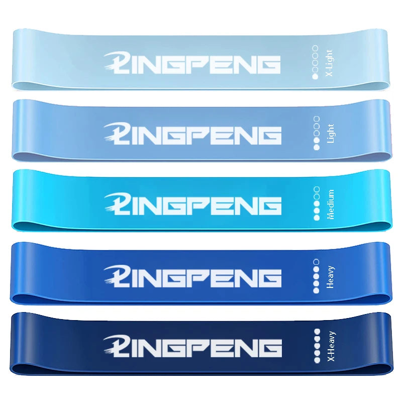 Resistance Bands — Stretch Loop Band Set, 5-Level Physical Therapy Bands — view 9 of sports & fitness