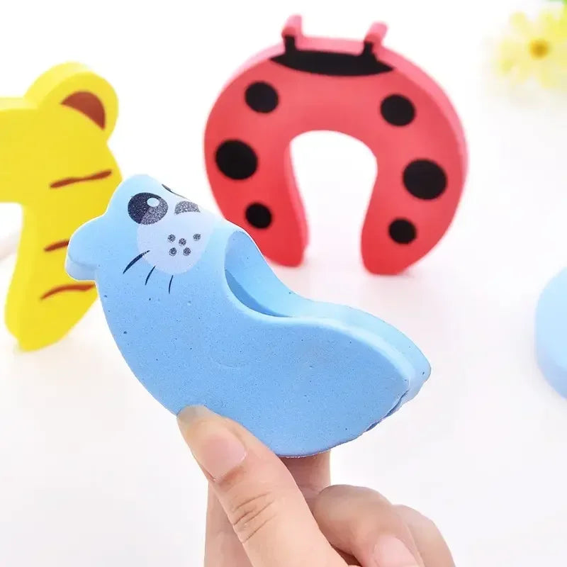 Anti-Pinch Door Finger Protector - Cartoon Foam Door Stopper for Kids — view 2 of baby safety