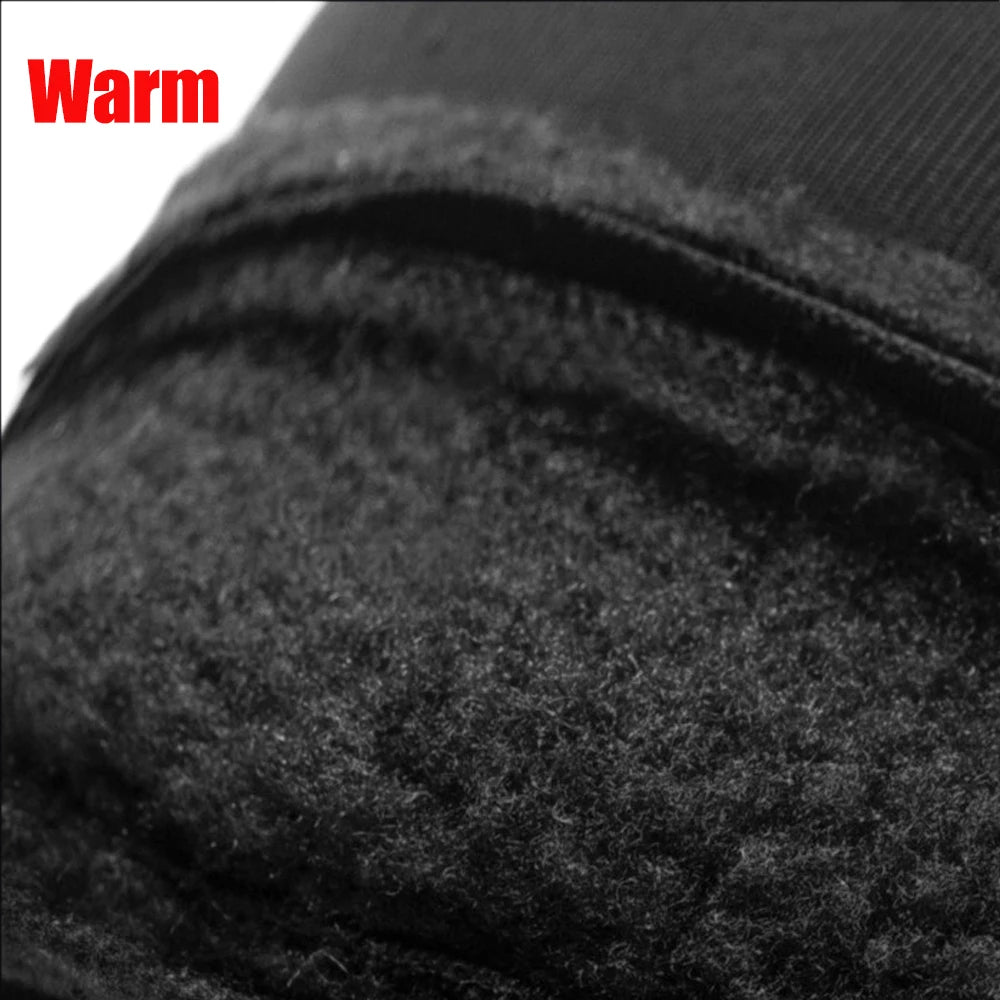 Winter Flip-Over Two-Finger Gloves — Windproof Touchscreen Cycling Ski Fishing Gloves — view 3 of gloves