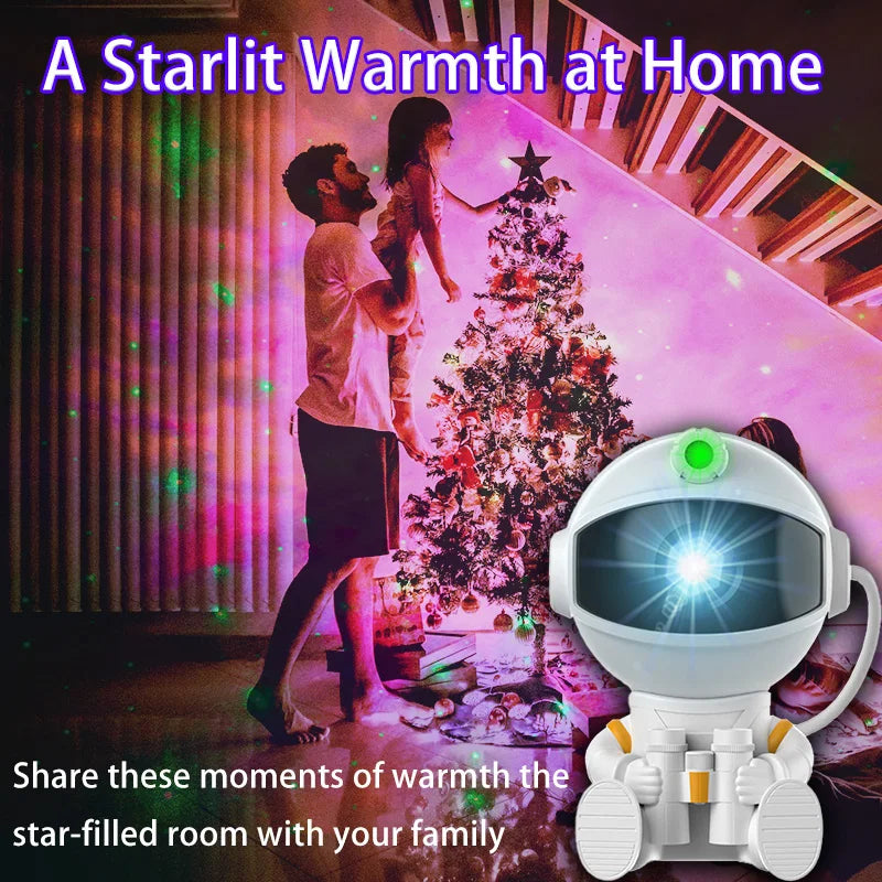 Astronaut Galaxy Projector — Starry Sky LED Nebula Night Lamp for Bedroom & Kids — view 4 of led &amp; smart lighting