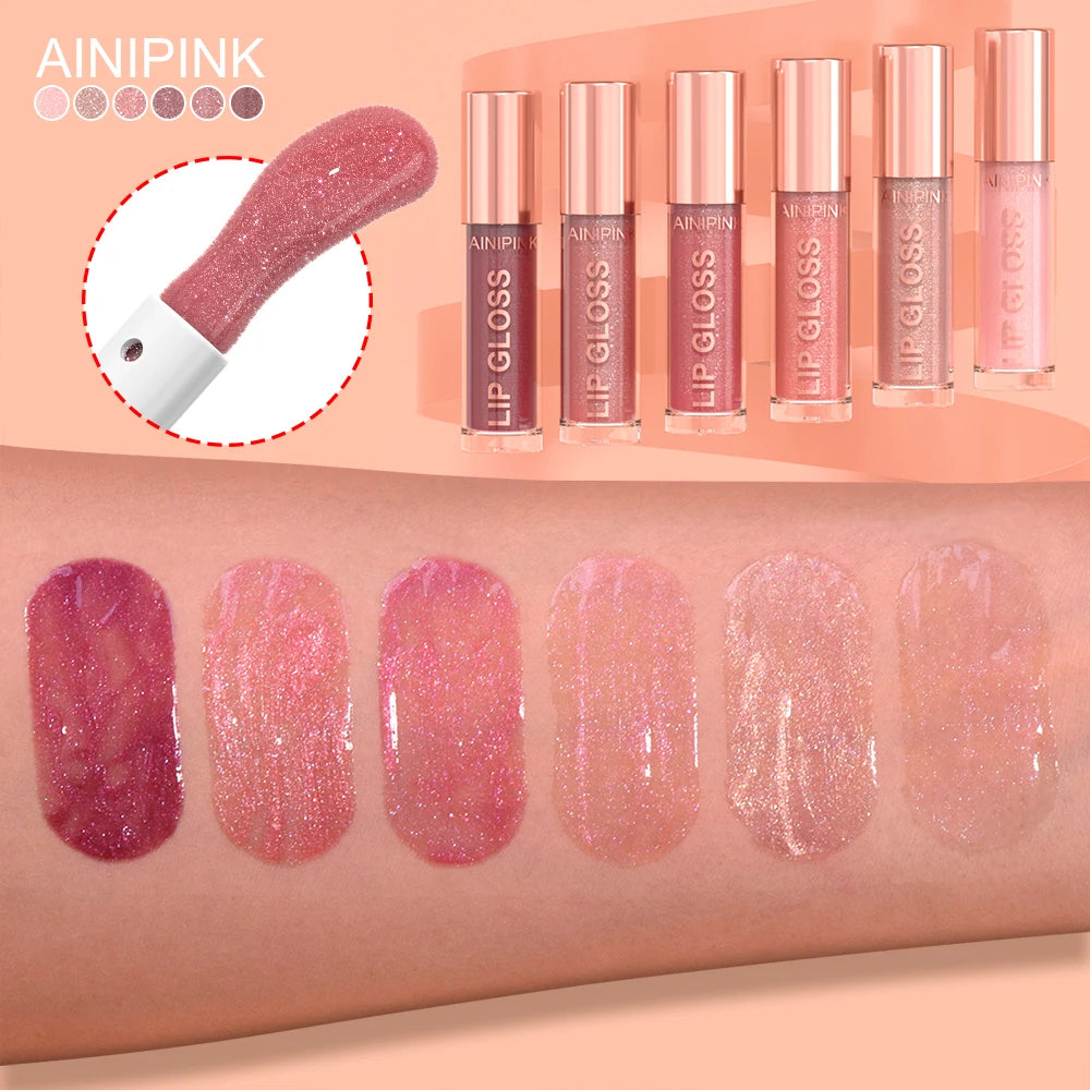 Shimmer Glitter Lip Gloss — Waterproof Moisturizing High-Shine Lip Color — view 5 of makeup