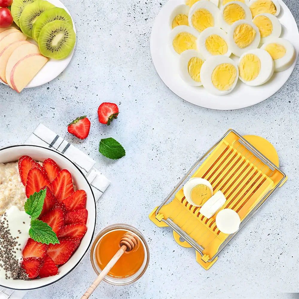 Luncheon Meat &amp; Egg Cutter &mdash; Stainless Steel Slicer for Banana, Cheese &amp; Strawberry — view 5 of kitchen gadgets