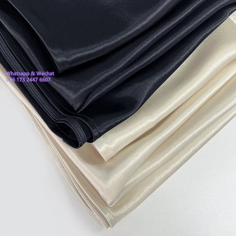 Brand_TOT Summer/Spring Women Skirt Acetate Blended Satin Solid Color Fish Tail High Waist Ankle-Length