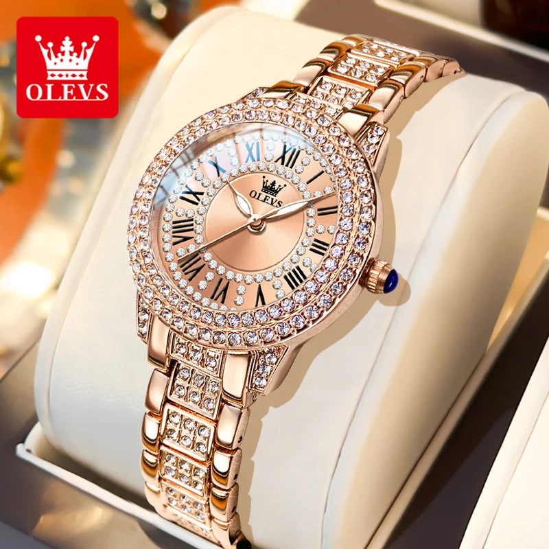 OLEVS 9943 Women's Luxury Watch — Original Fashion Quartz Wristwatch — view 1 of watches