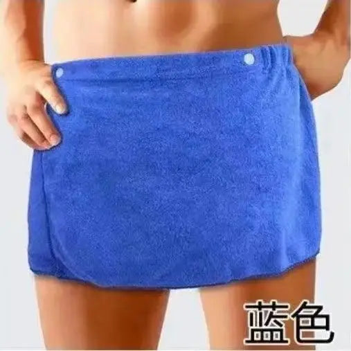 Quick-Dry Beach Towel Wrap — Men's Wearable Adjustable Towel Skirt — view 7 of beach towels
