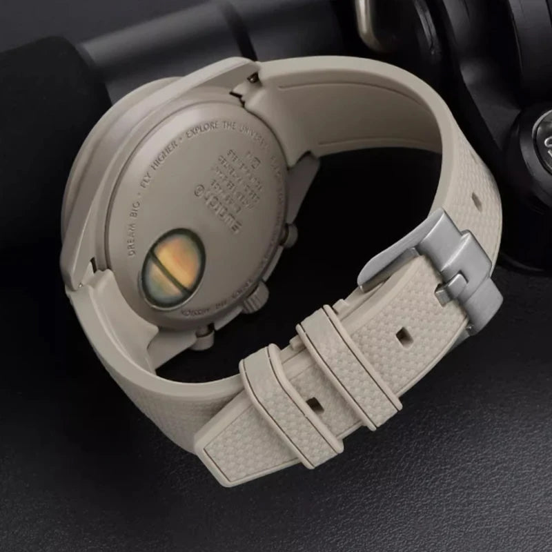 MoonSwatch Diving Strap — 20mm Curved-End Rubber Watch Band for Omega x Swatch — view 5 of watch straps