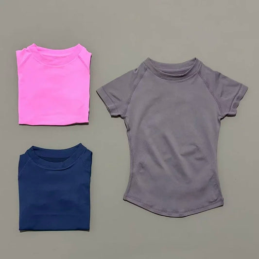 Impact Seamless Yoga Top &mdash; Women&rsquo;s Short-Sleeve Workout Shirt for Running &amp; Sports — view 1 of sports & fitness