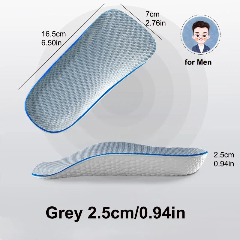 Heightening Arch Support Insoles — 1.5/2.5/3.5cm Height-Boost Pair — view 10 of braces & support