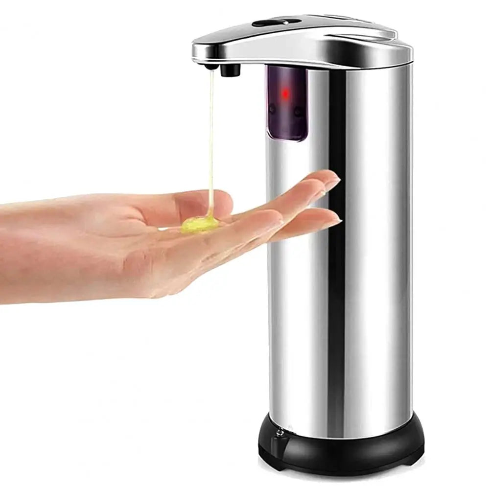 Automatic Soap Dispenser Touchless Stainless Steel Soap Dispenser with Sensor for Bathroom Kitchen Automatic Liquid for Home