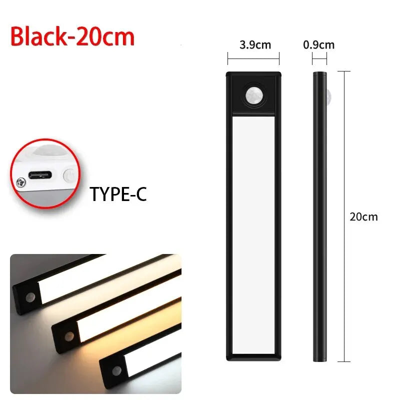 LED Motion Sensor Night Light &mdash; Wireless USB Under-Cabinet Light for Kitchen, Bedroom &amp; Wardrobe — view 11 of led &amp; smart lighting