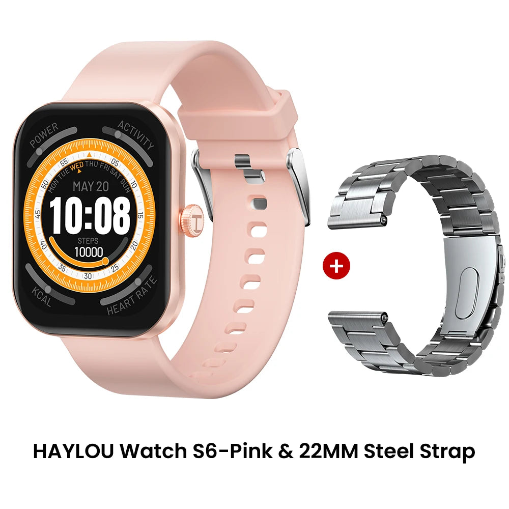 HAYLOU Watch S6 Smart Watch — 2.01in HD Bluetooth Voice Calling IP68 Smartwatch — view 16 of smart watches