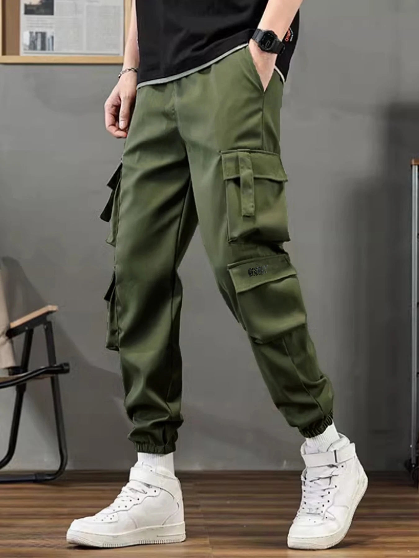 Work pants hiking hiking pants men's casual pants work pants sports pants spring and autumn outdoor men's quick drying pants