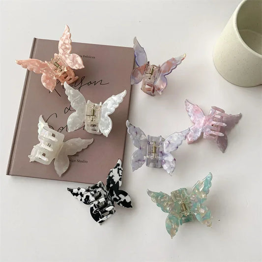 Butterfly Hair Clip Accessories Claw Clip for Women Acetic Hair Bows French Accessories Butterfly Hairbows for Girls — view 1 of product