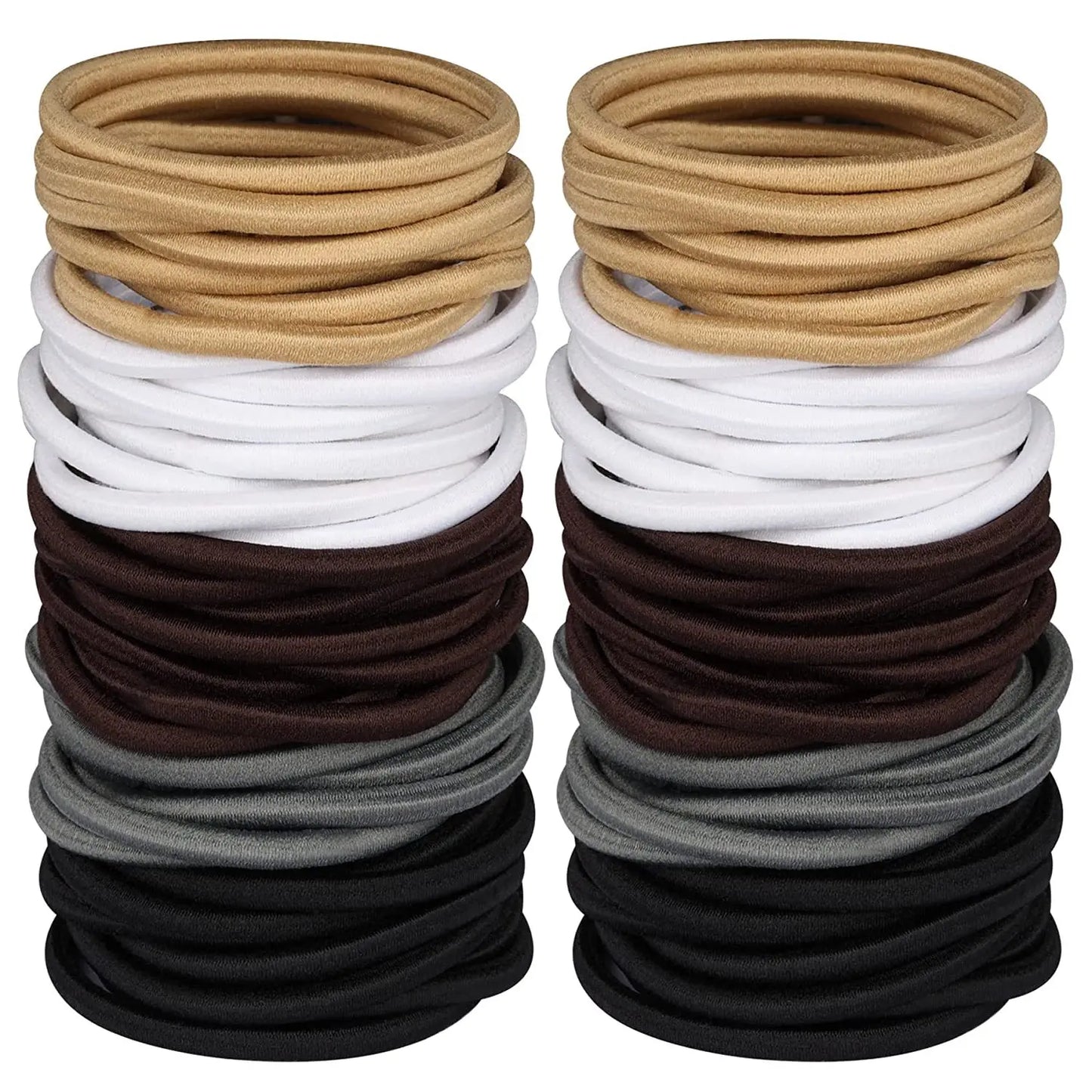 10/30/50pcs 4MM Black Ponytail Holder Elastic Hair Bands Scrunchies For Women Men Girl Lady Hairband Leagues Headband Accessory — view 9 of product