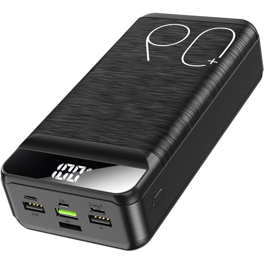 hganus 60,000mAh Power Bank — QC PD 3.0 22.5W Fast Charging Mega Capacity — view 1 of power banks