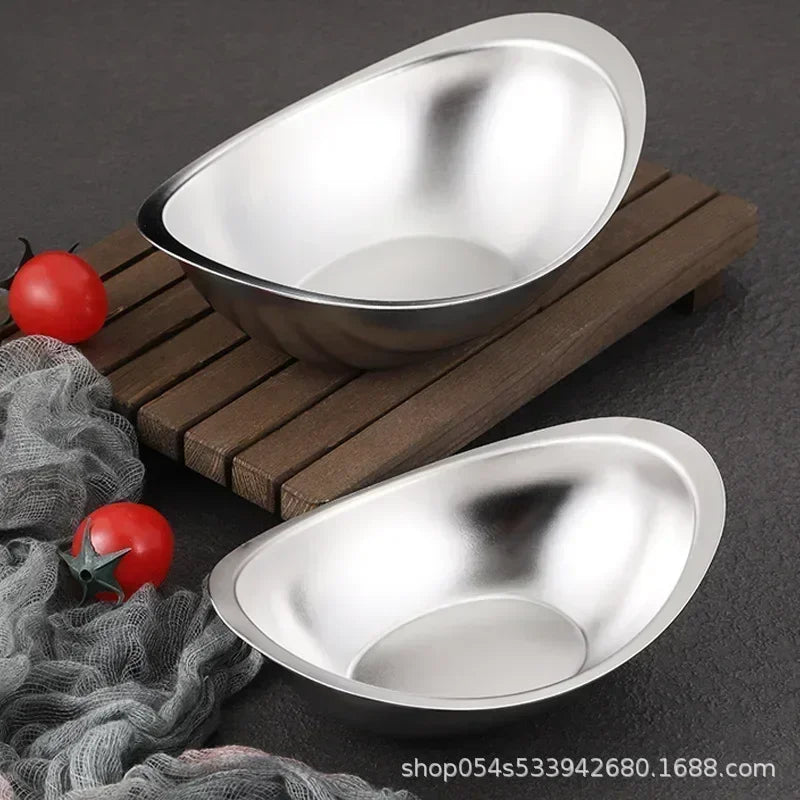 Golden Ingot Bowl — 304 Stainless Steel Korean Salad & Dessert Snack Bowl — view 3 of dining & tableware