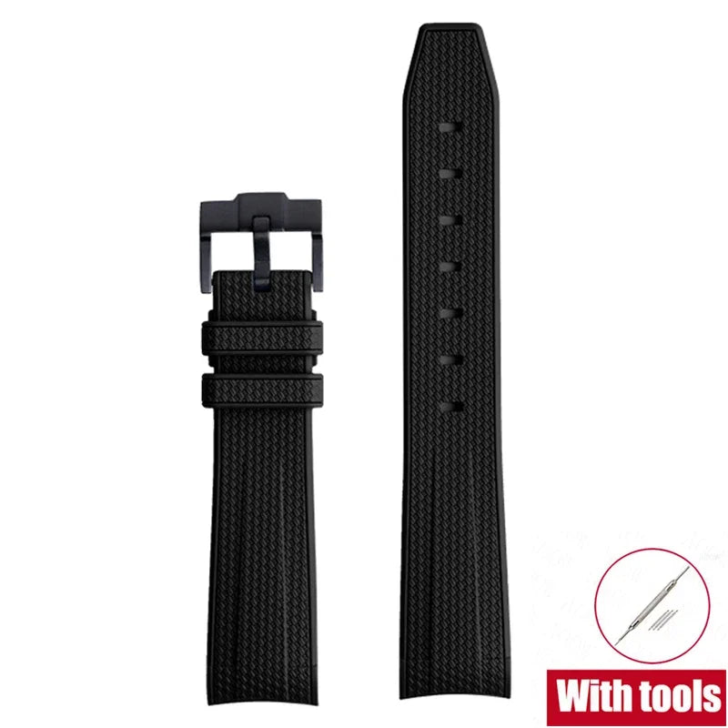 MoonSwatch Diving Strap — 20mm Curved-End Rubber Watch Band for Omega x Swatch