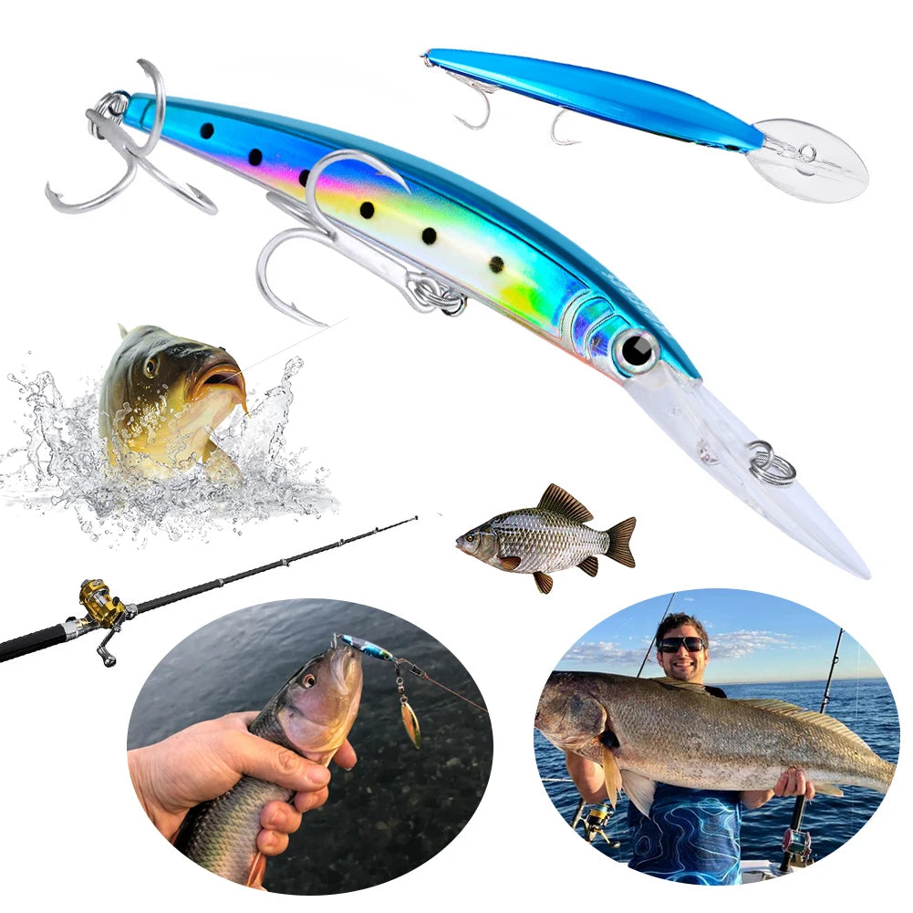 17cm 27g Minnow Hard Bait Fishing Lure — Pro-Grade Bass & Predator Bait — view 2 of outdoor sports