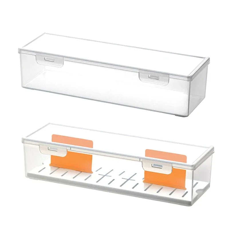 Storage Organizer Game Card Display Box — Clear Plastic 550+ Card Holder with Adjustable Dividers — view 5 of storage & organisation