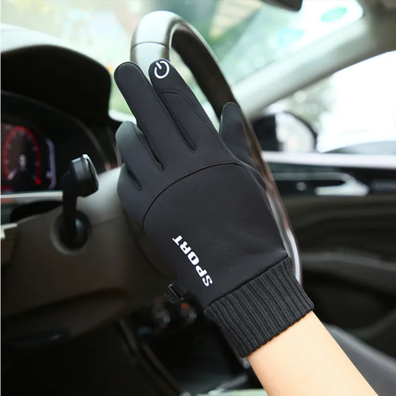 Winter Gloves Thermal Water-Resistant Touchscreen — Windproof Driving Running Ski Riding Gloves — view 4 of gloves