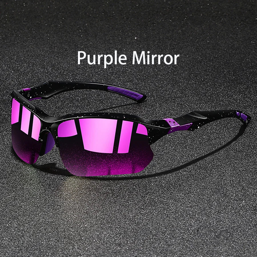UV400 Sport Sunglasses — Unisex Wraparound Running & Hiking Eyewear — view 15 of sunglasses