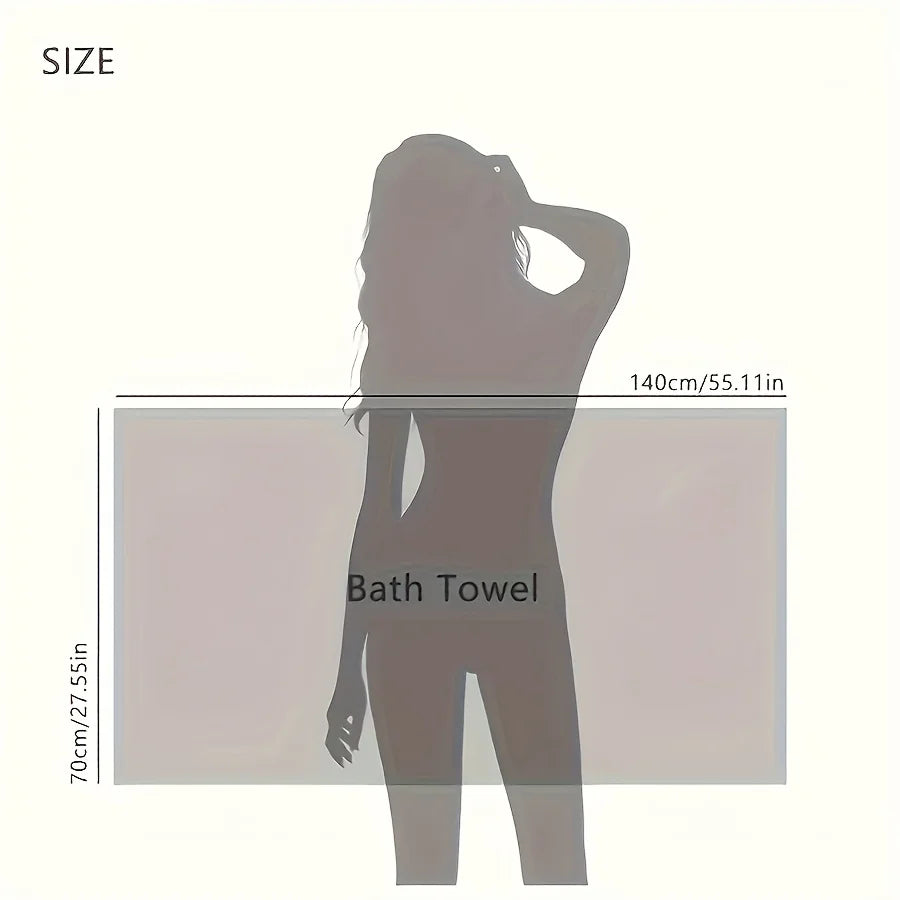 Bath Towels Coral Velvet Cloud — Thickened Enlarged Soft Quick-Dry Individually Packaged — view 2 of bath & towels