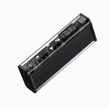 140W 20,000mAh Transparent Laptop Power Bank — Smart Display Cyberpunk — view 7 of power banks