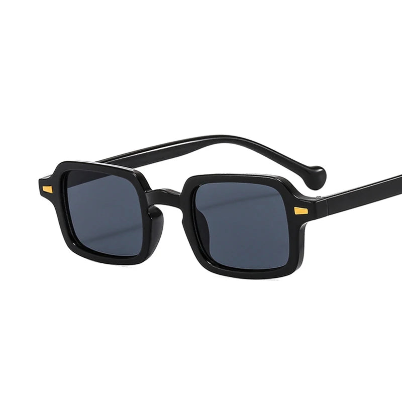 Rectangle Sunglasses Luxurious Designer — Vintage Brand Anti-Glare Women Men Square Shades — view 4 of sunglasses