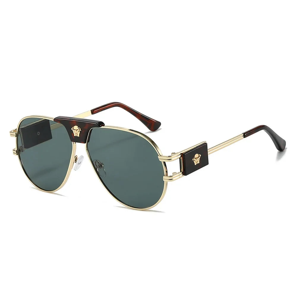 Classic Aviator Sunglasses — Women's UV400 Metal-Frame Sun Glasses — view 6 of sunglasses