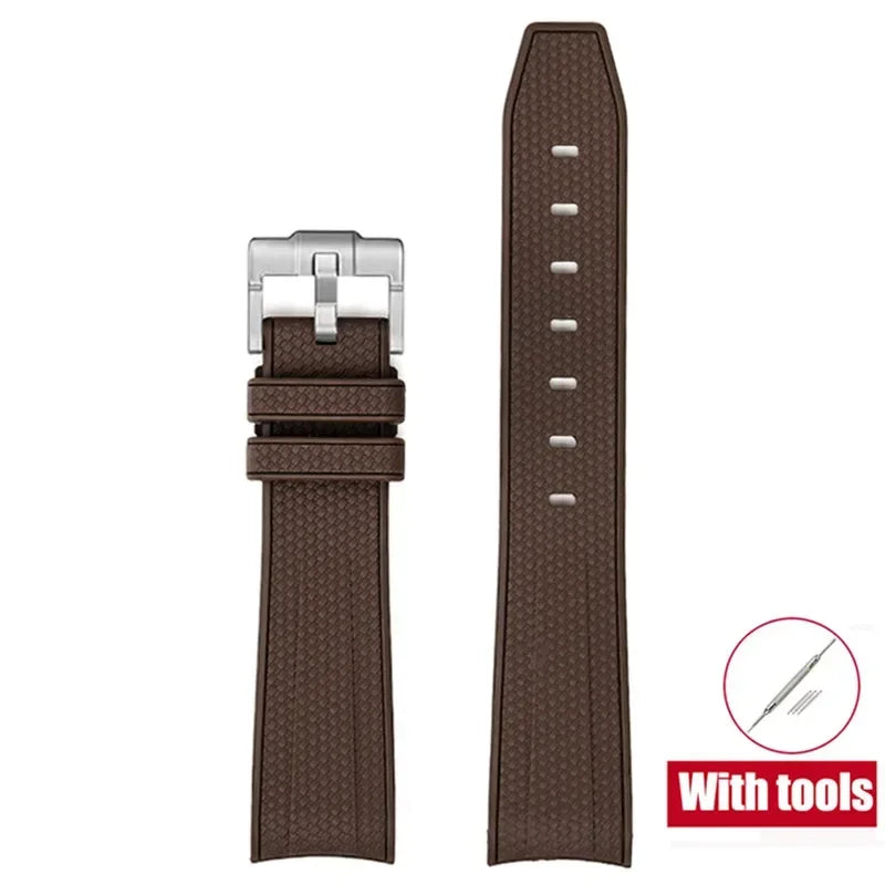 MoonSwatch Diving Strap — 20mm Curved-End Rubber Watch Band for Omega x Swatch