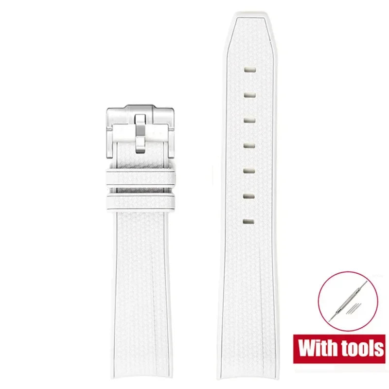 MoonSwatch Diving Strap — 20mm Curved-End Rubber Watch Band for Omega x Swatch