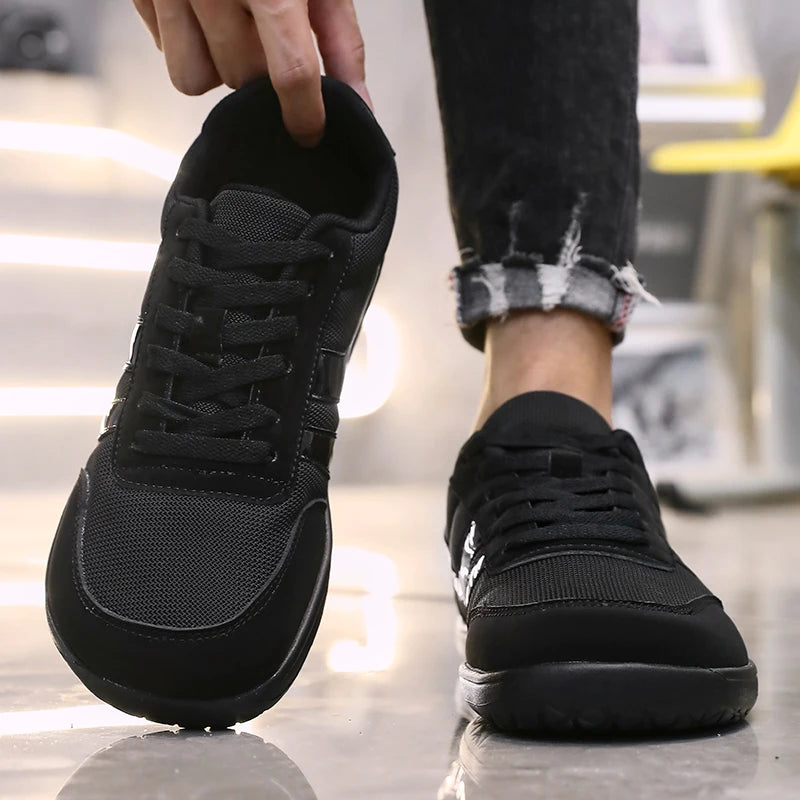 All-Season Wide-Toe Barefoot Running Shoes — Minimalist Anti-Slip Cross Training Trainers — view 3 of athletic & training