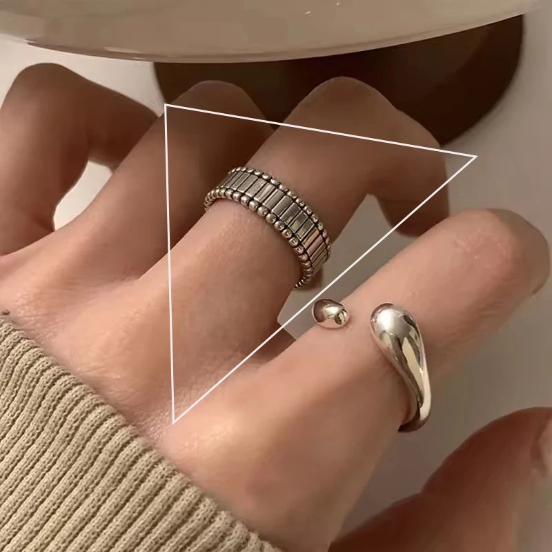 VENTFILLE Women's 925 Sterling Silver Flower Ring — Hollow Retro Fine Jewelry Gift — view 19 of jewelry