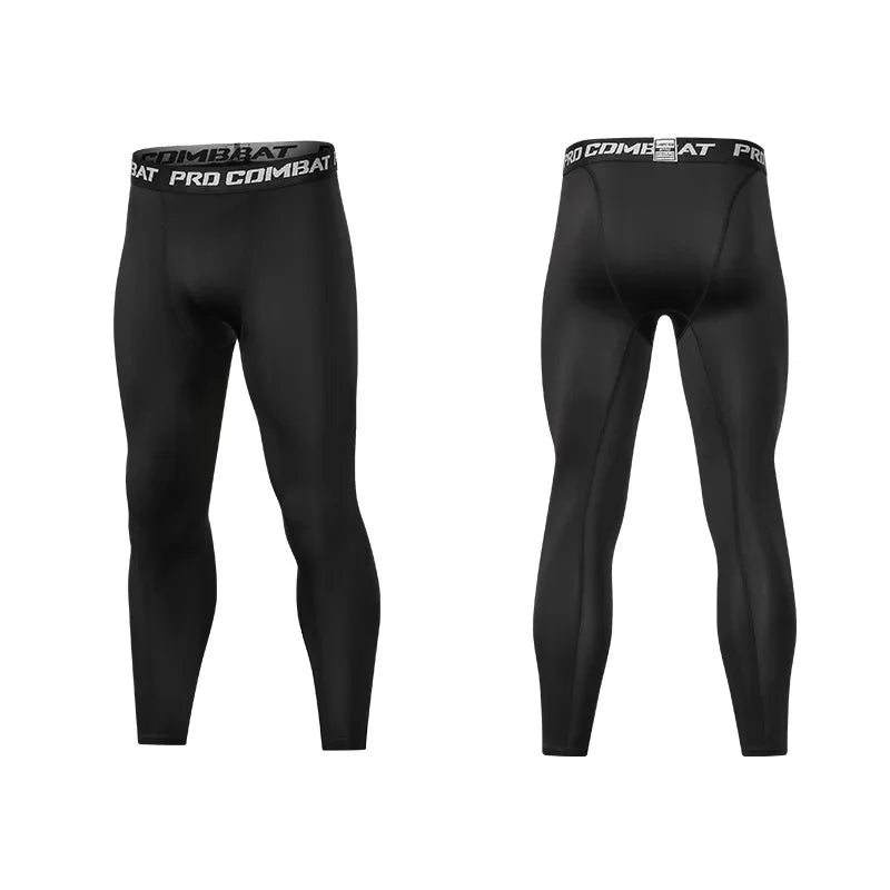 Men’s Compression Pants — Quick-Dry Running Baselayer Tights — view 3 of sports & fitness