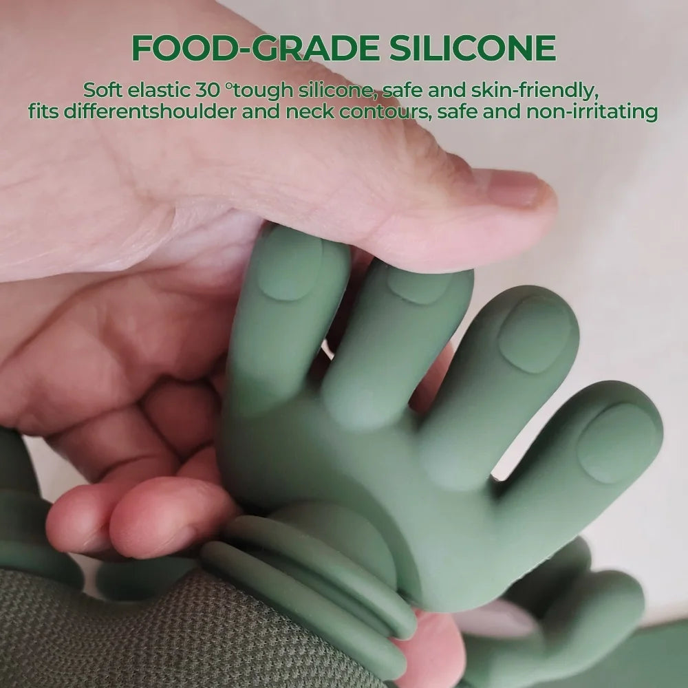 Bionic Finger Wireless Neck & Shoulder Massager — 4D Kneading Shawl — view 3 of recovery & massage