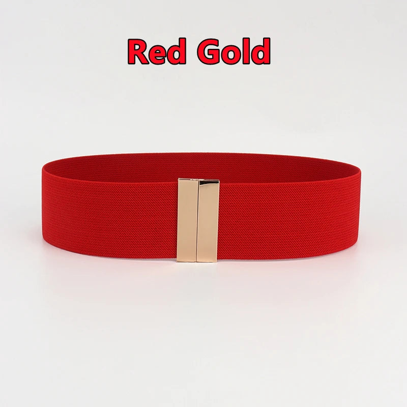 Belts Wide Elastic Women's Waist Belt — Cinch Coat & Dress Belt with Buckle — view 9 of belts