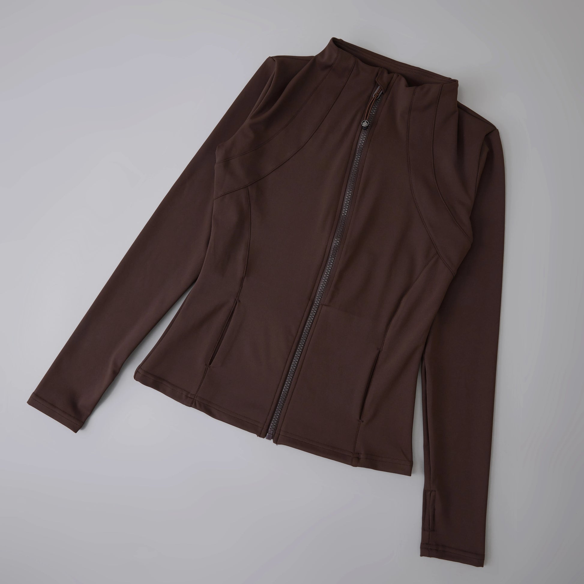 Women’s High-Elastic Yoga Coat — Round-Neck Loose Long-Sleeve Fitness Top — view 17 of sports & fitness
