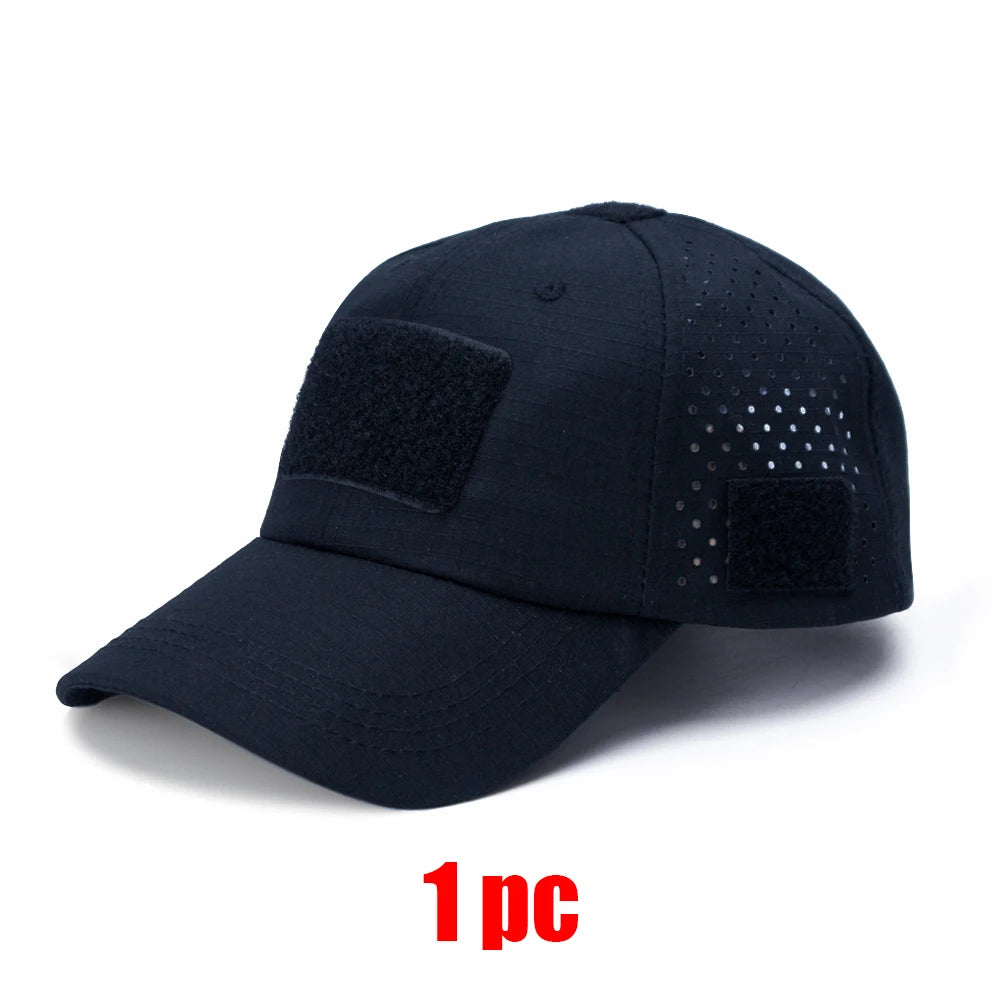 Camouflage Baseball Cap Outdoor — Tactical Sun Protection Hunting Hiking Fishing Men's Hat