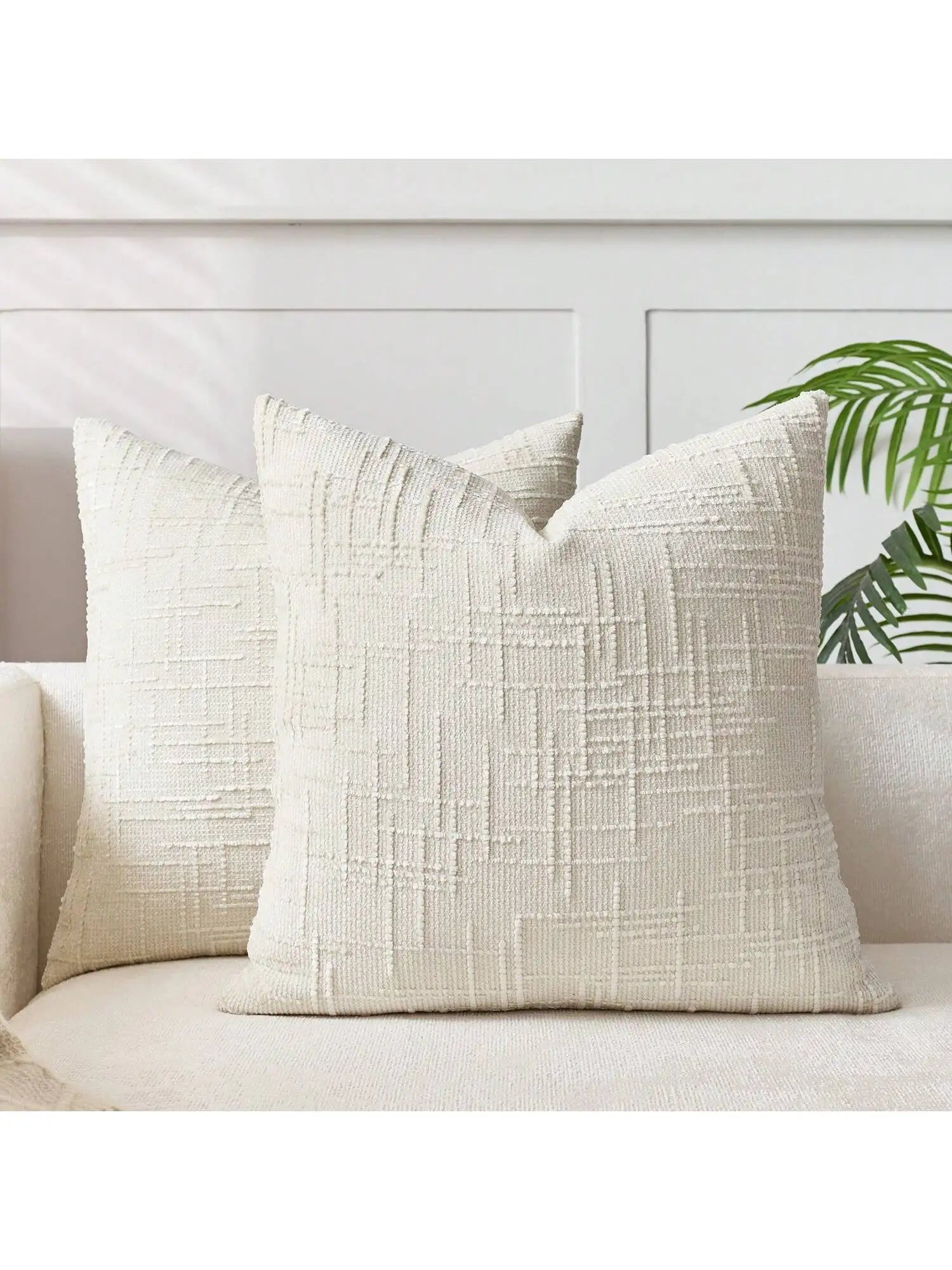 Khaki Chenille Striped Cushion Cover &mdash; 30&times;50 cm Geometric Throw Pillow for Sofa &amp; Bed — view 13 of cushion covers & pillow cases