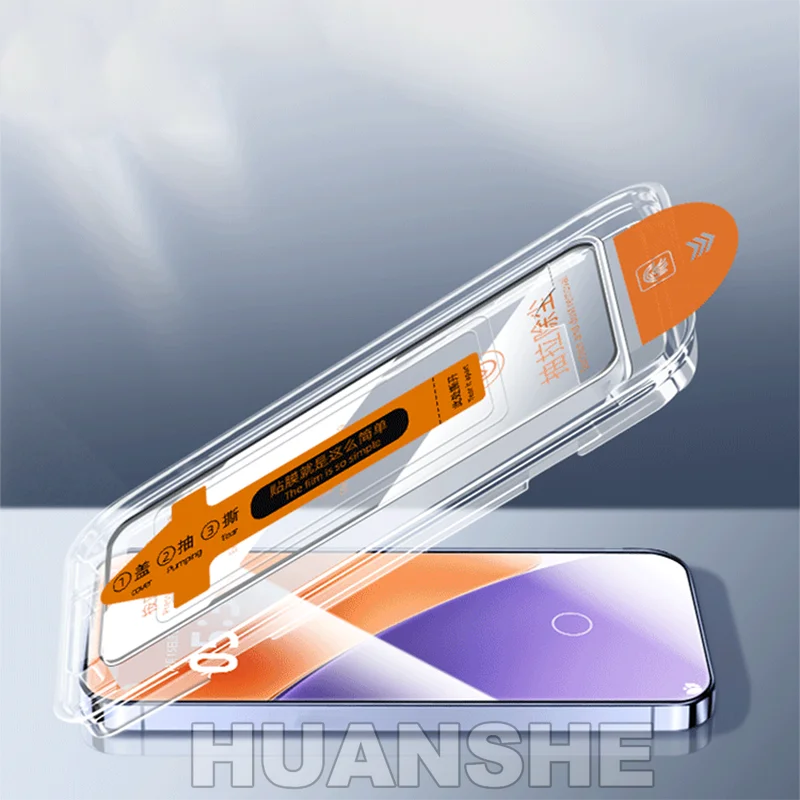 4PCS Dust-Free Easy Install Tempered Glass for iPhone 17 Pro Max/16e/16 — view 2 of screen protectors