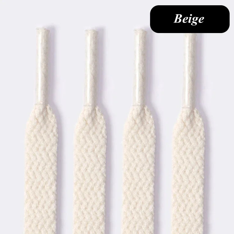 Flat Shoelaces — 36-Color Fabric Sneaker Laces (1 Pair)