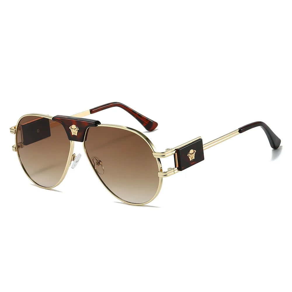 Classic Aviator Sunglasses — Women's UV400 Metal-Frame Sun Glasses — view 7 of sunglasses