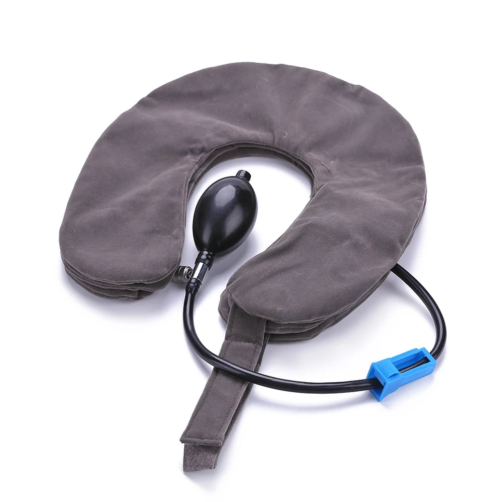 Inflatable Cervical Neck Traction Device — Spinal Decompression Brace — view 5 of braces & support