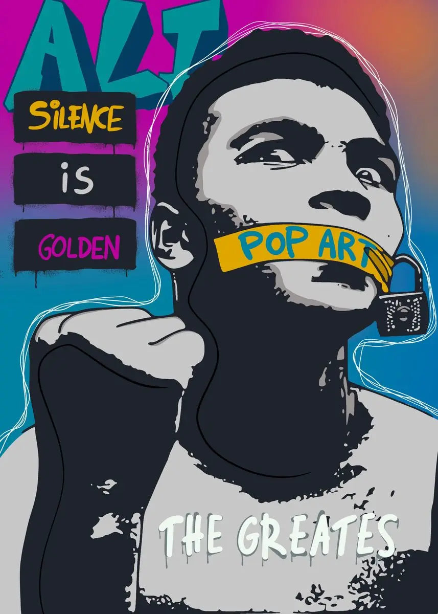 Home Decor Mike Tyson Boxing Graffiti Poster — Pop Canvas Wall Art, Boxer Legend Motivation — view 20 of home decor