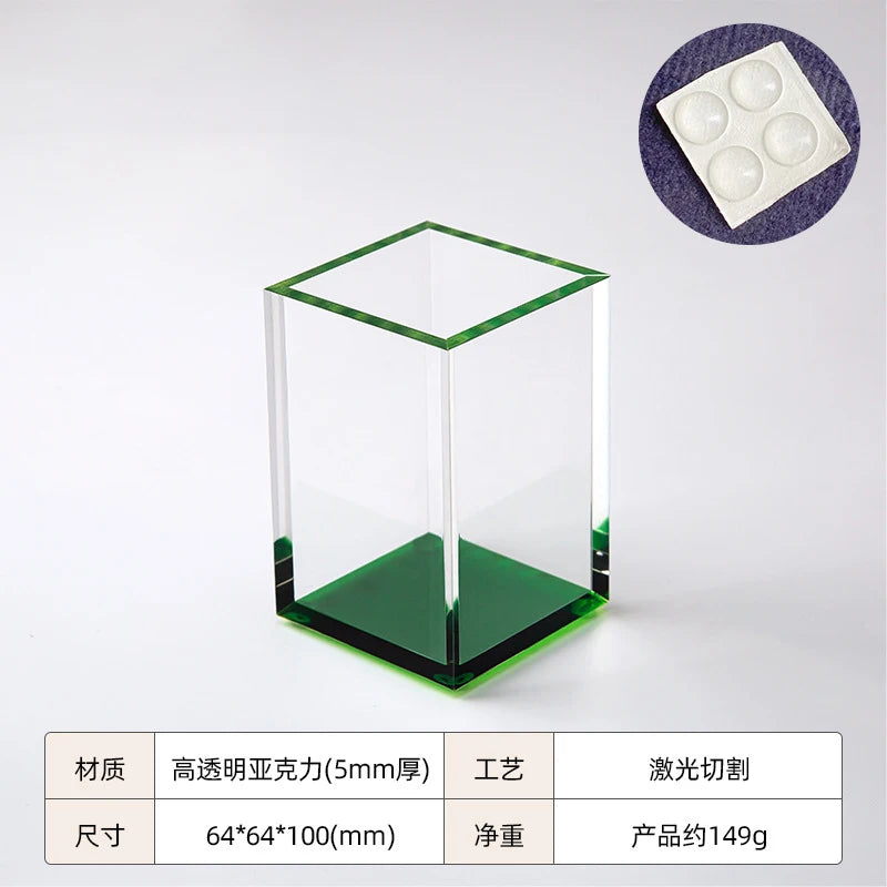 Acrylic Makeup Brush Holder,Cosmetic Brush Storage Organizer,Pencil Pen Holder Cup,Accessories for Office School Home Supplies — view 10 of beauty persona care