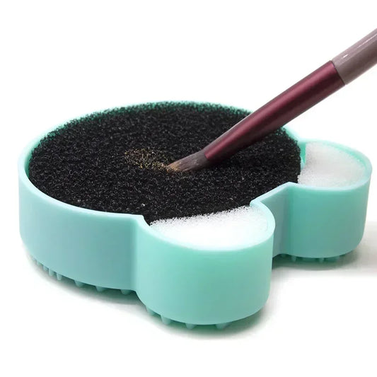 Makeup Brush Cleaner Pad (1PC) – Universal Silicone Washing Mat for Deep Cleaning Brushes — view 1 of beauty & personal care