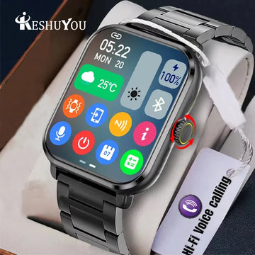 KESHUYOU H9 Pro Max Smart Watch — 2.01in HD Bluetooth Call Sports Modes Smartwatch — view 1 of smart watches