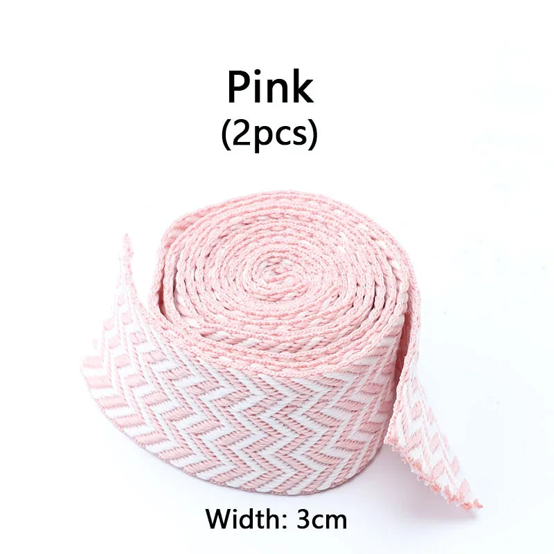 Designer-Look Flat Shoelaces — Chevron Pattern Sneaker Laces
